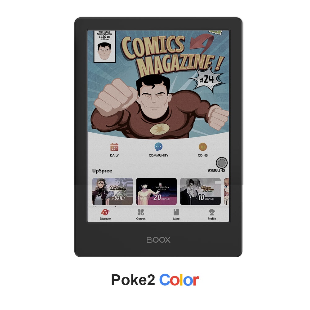 onyx boox poke 2 color screenshot
